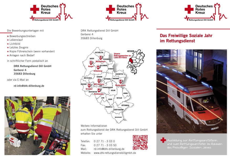 FSJ im DRK-Rettungsdienst - Flyer (PDF)